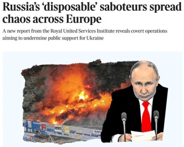 ««Одноразовые» диверсанты России сеют хаос по всей Европе»