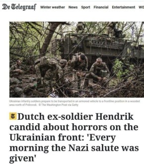 ����������� ���������� ������ � ����������� �� ������ ������ � ������ De Telegraaf � ����������� ��������� � ������������� �������������� �� �������