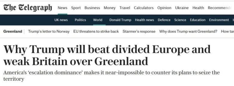 The Telegraph: ������ ����� ������� ���������� ������ � ������ �������������� � ������ �� ����������