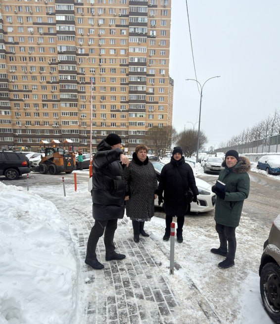 Уборка снега: заместители главы Долгопрудного провели контрольный объезд округа