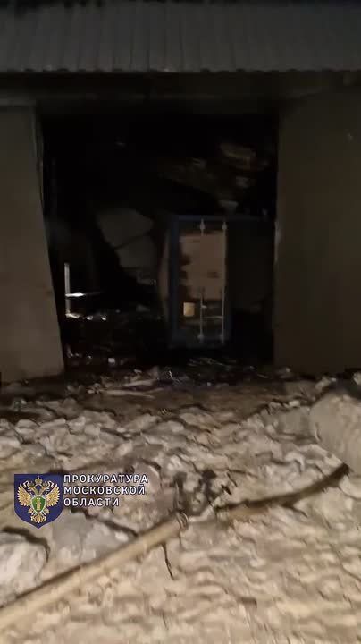 Одинцовская городская прокуратура контролирует расследование уголовного дела по факту взрыва газового балона на складе в г. Звенигород
