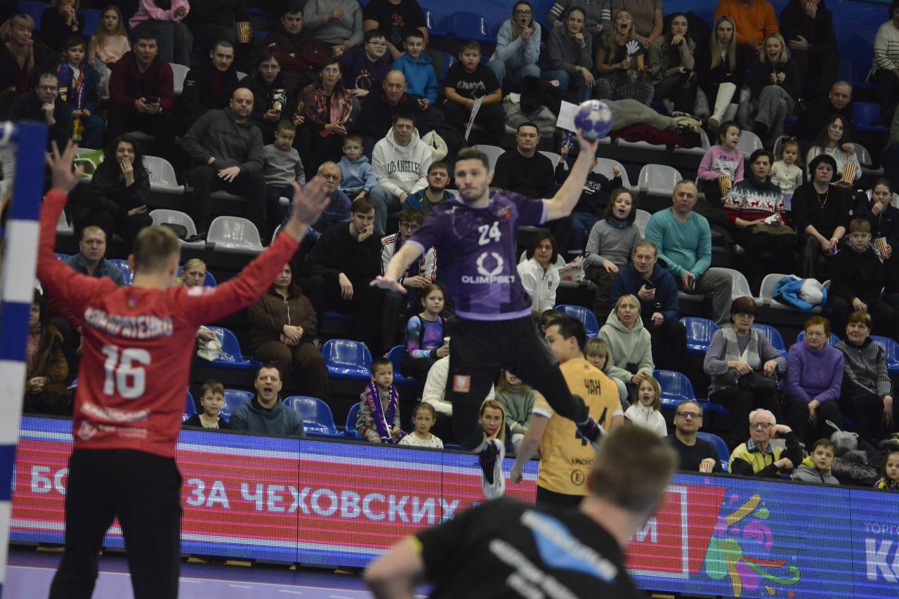 ВЗЯЛИ РЕВАНШ. Сегодня, 25 января, «Чеховские медведи» провели домашнюю встречу OLIMPBET Суперлиги чемпионата России по гандболу против краснодарской команды СКИФ ВЗЯЛИ РЕВАНШ. Сегодня, 25 января, «Чеховские медведи» провели домашнюю встречу OLIMPBET Суперлиги чемпионата России по гандболу против краснодарской команды СКИФ