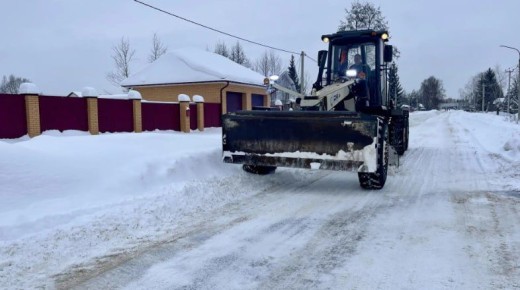 Рабочий поселок в Шатуре очистили от снега