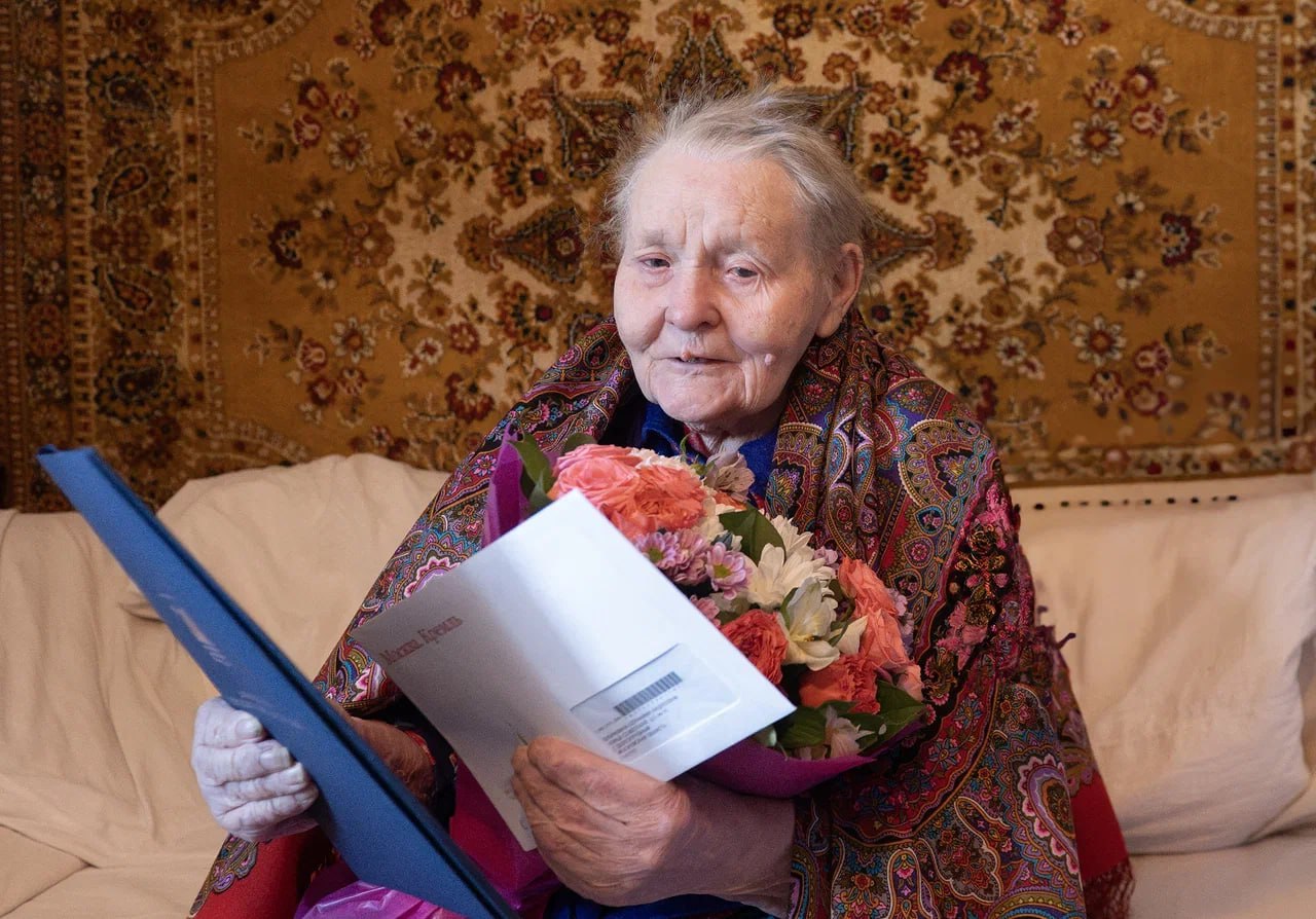 Жительница Долгопрудного Серафима Андреевна Зубрилина отметила 100-летие