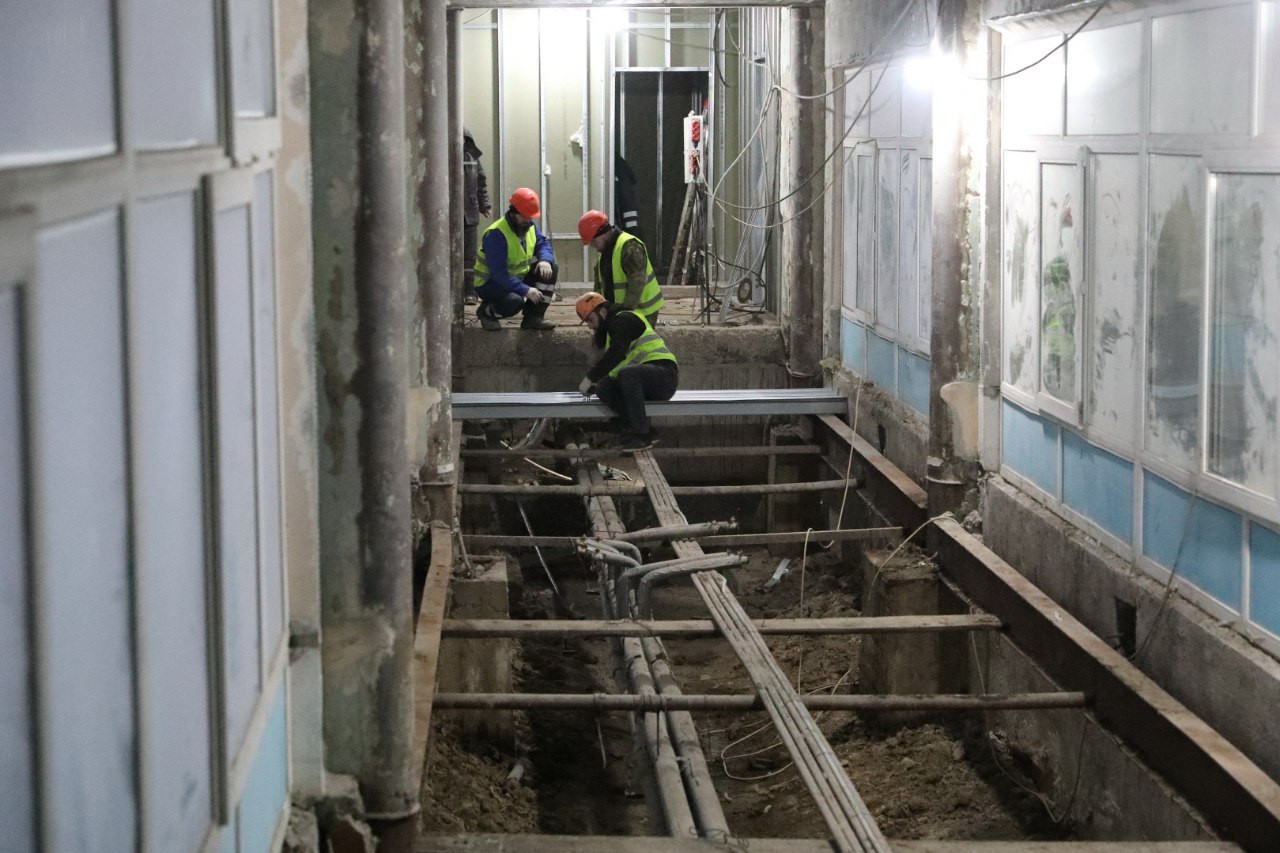 В Долгопрудном продолжается капитальный ремонт дошкольного отделения школы №9 В Долгопрудном продолжается капитальный ремонт дошкольного отделения школы №9