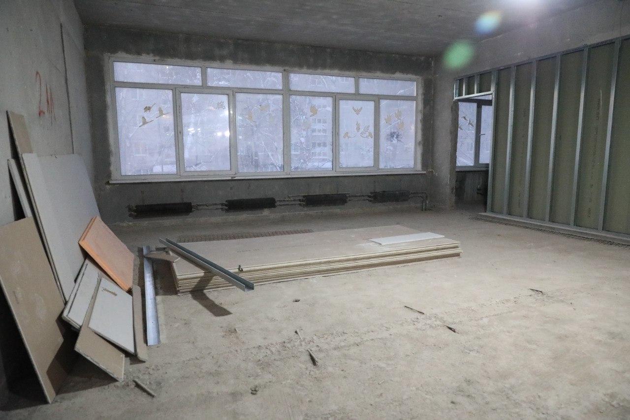 В Долгопрудном продолжается капитальный ремонт дошкольного отделения школы №9 В Долгопрудном продолжается капитальный ремонт дошкольного отделения школы №9