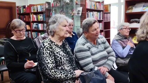 В Щёлкове прошла очередная лекция Школы здоровья для участников клуба «Активное долголетие»