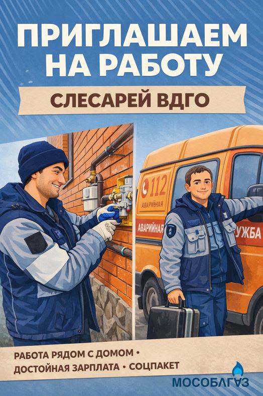 Присоединись к команде АО «Мособлгаз»!