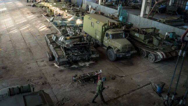 Тыловая служба в ремонтной роте на территории ЛНР Тыловая служба в ремонтной роте на территории ЛНР