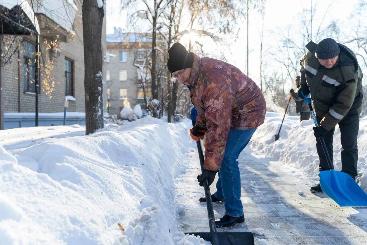 Сегодня в Жуковском прошел субботник Сегодня в Жуковском прошел субботник