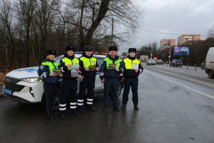 Подольская Госавтоинспекция провела интерактивный квиз по ПДД для лицеистов