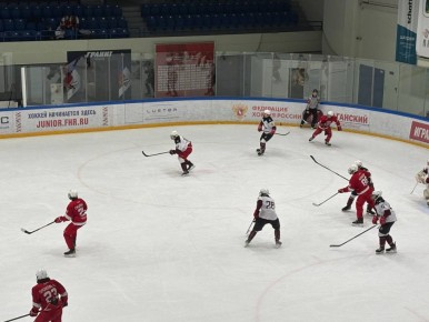 БИТВА «ВИТЯЗЕЙ». Вчера, 02 февраля, в Ледовом дворце состоялся матч между командами-соседями СШ «Витязь» им. В.И. Васильева» из Чехова и командой МУДО СШОР «Витязь» из Подольска