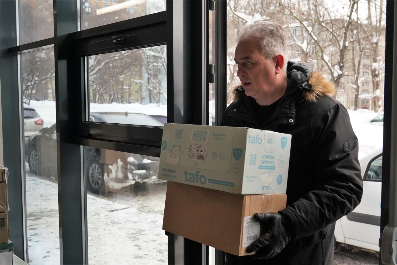 В Реутове подготовили отправку очередной партии гуманитарного груза бойцам на передовую