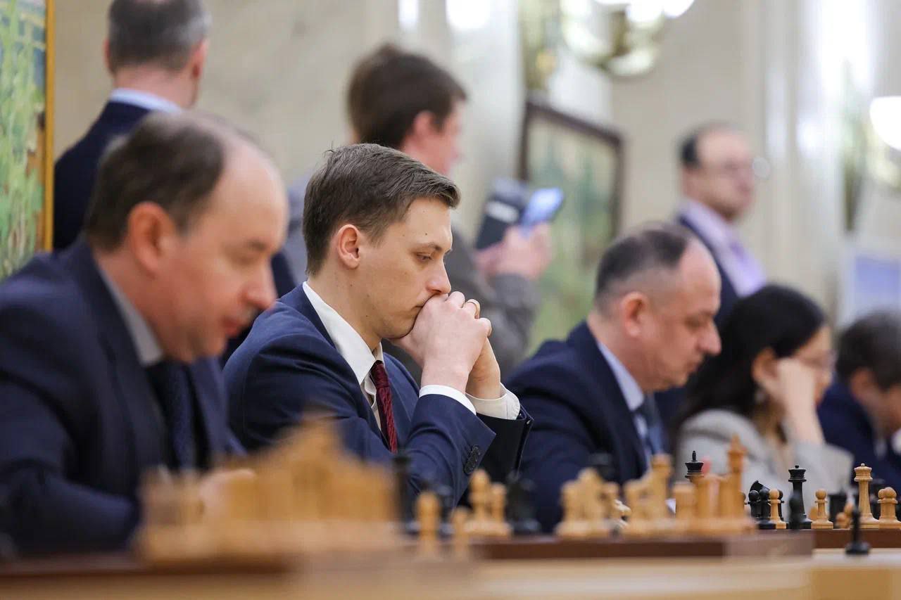 13 февраля в МИД России состоялась торжественная церемония награждения победителей внутриведомственного турнира по шахматам ко Дню дипломатического работника «Кубок Смоленки» 13 февраля в МИД России состоялась торжественная церемония награждения победителей внутриведомственного турнира по шахматам ко Дню дипломатического работника «Кубок Смоленки»