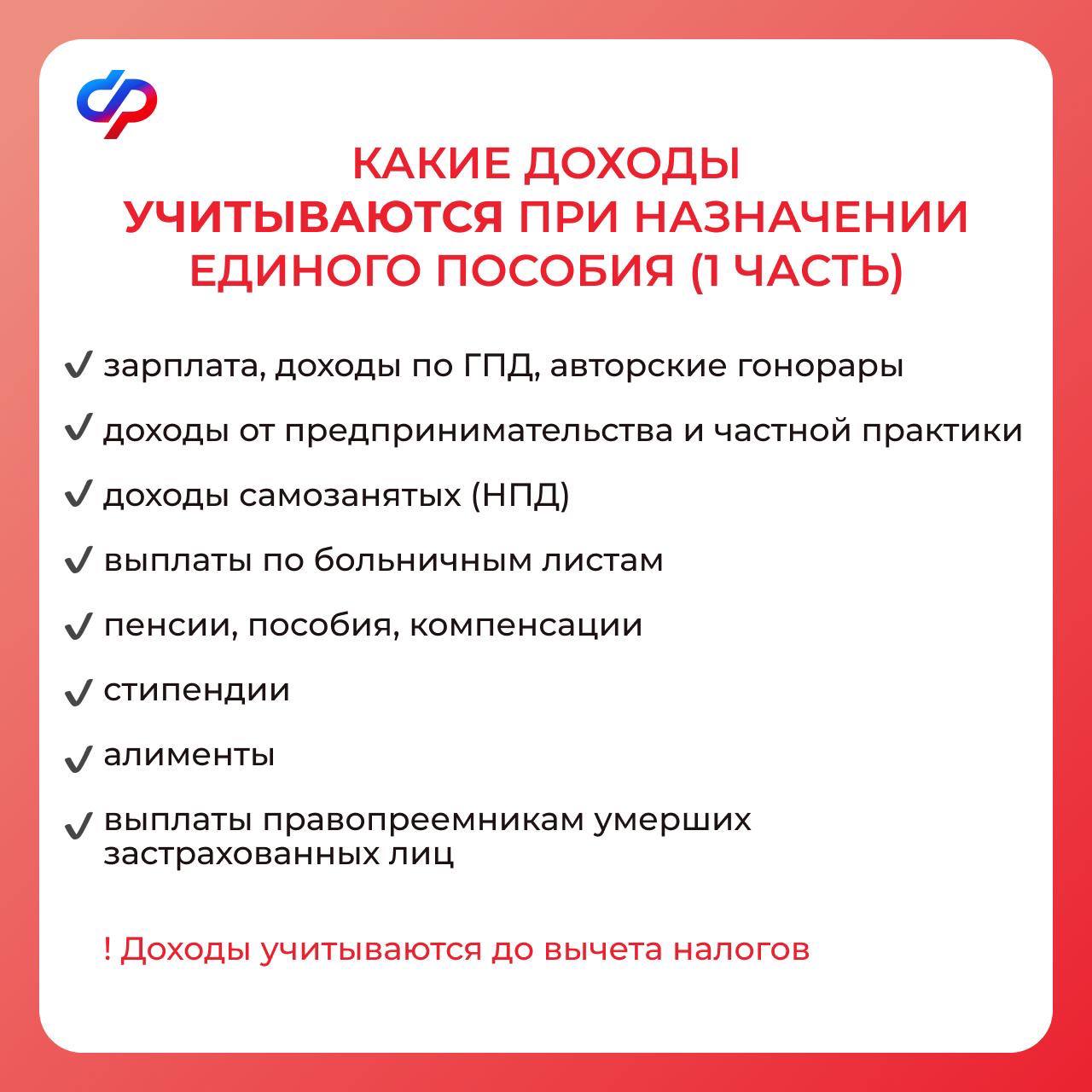 Как считается среднедушевой доход для единого пособия семьям с детьми Как считается среднедушевой доход для единого пособия семьям с детьми