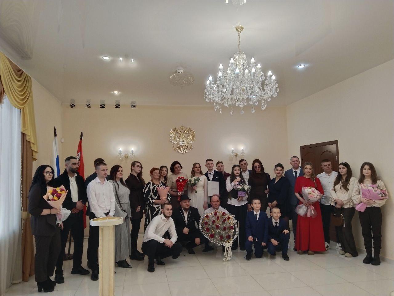 14 февраля 2026 года, в День святого Валентина, в Отделе ЗАГС по Богородскому округу состоялись торжественные церемонии бракосочетания 14 февраля 2026 года, в День святого Валентина, в Отделе ЗАГС по Богородскому округу состоялись торжественные церемонии бракосочетания