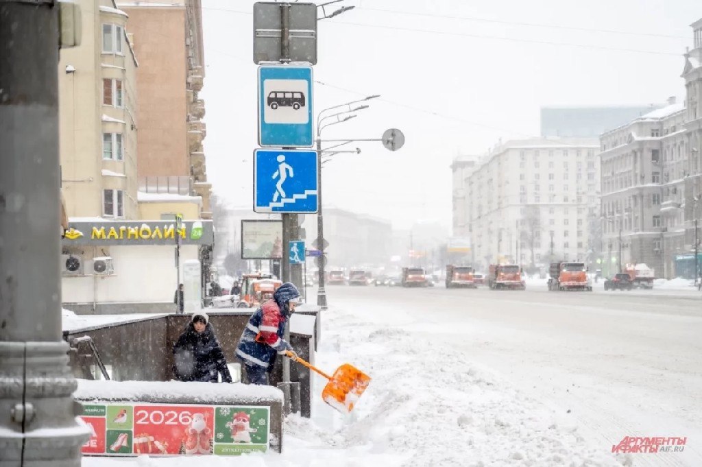 Об усилении морозов и рекордном снегопаде в Москве предупредила синоптик Позднякова