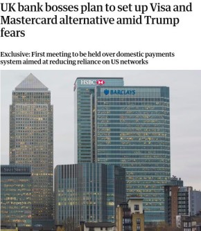 В Британии задумались о создании альтернативы Visa и Mastercard