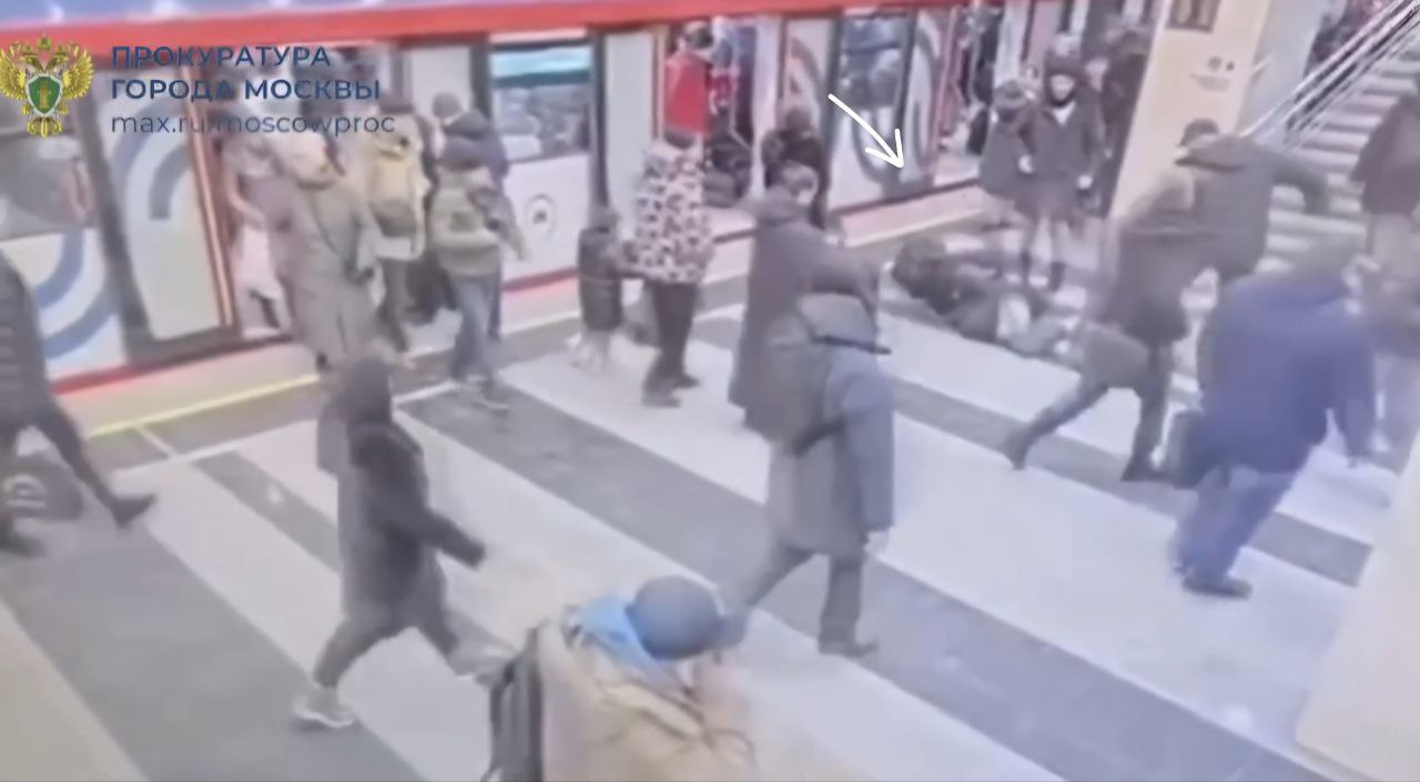 Мужчина вытолкал девушку из поезда в московском метро ради кражи телефона