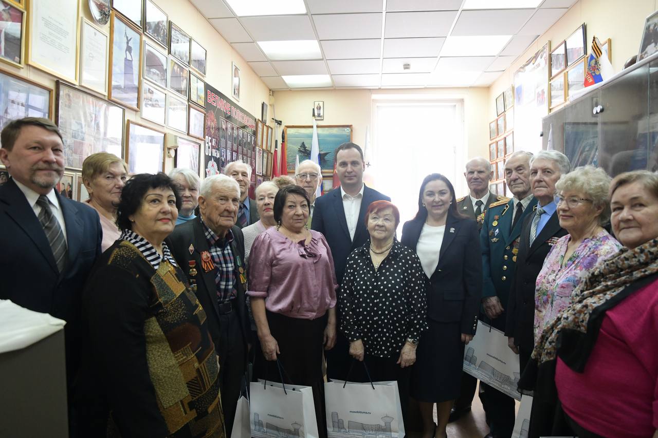 Встретился с президиумом совета ветеранов нашего округа