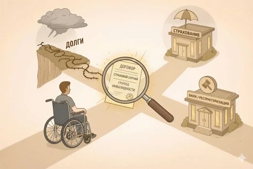 Как инвалидность влияет на кредитные обязательства?