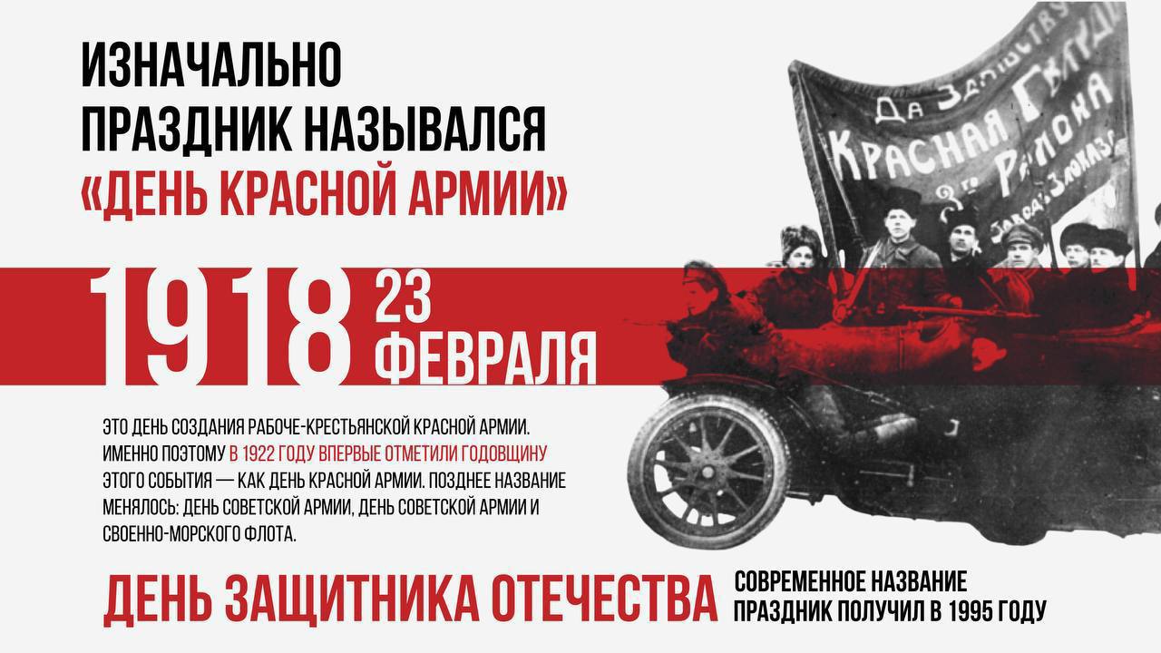 История мужества праздника Дня защитника Отечества складывалась десятилетиями: от первых парадов на Красной площади до подвигов женщинфронтовиков, от традиций воинской славы до современной гражданской ответственности