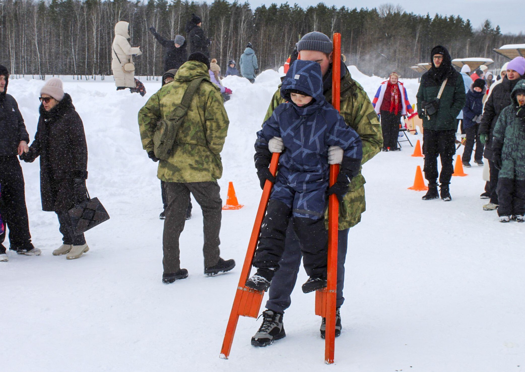 Ярко и весело отметили Масленицу в Электростали Ярко и весело отметили Масленицу в Электростали