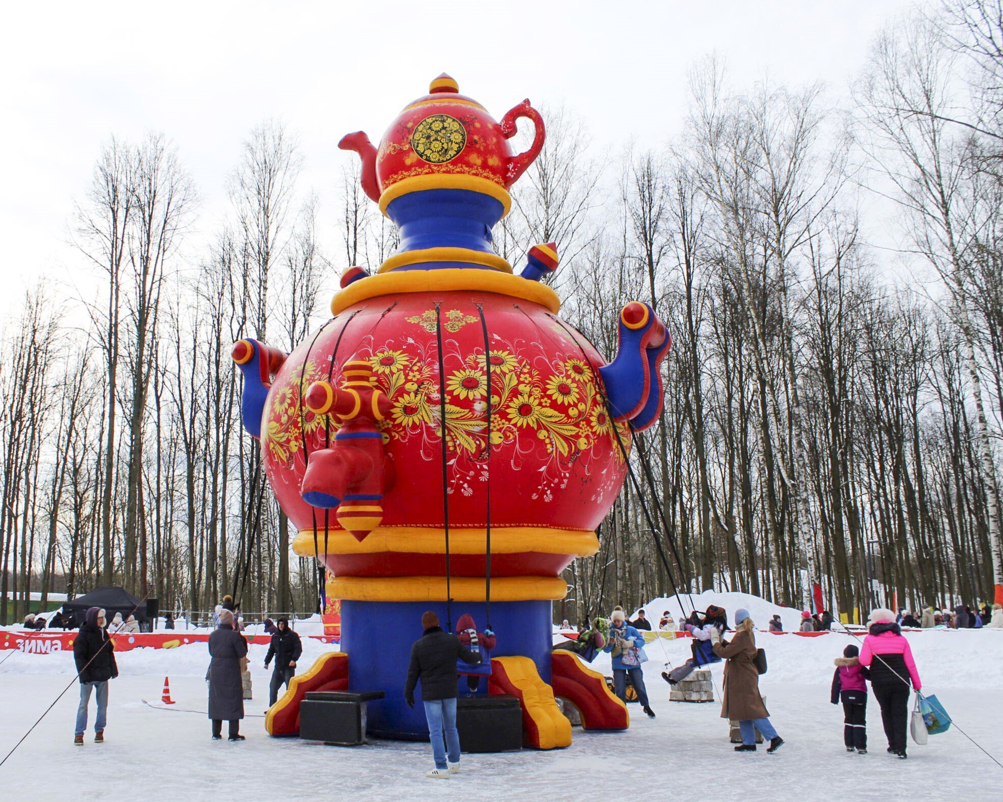 Ярко и весело отметили Масленицу в Электростали Ярко и весело отметили Масленицу в Электростали