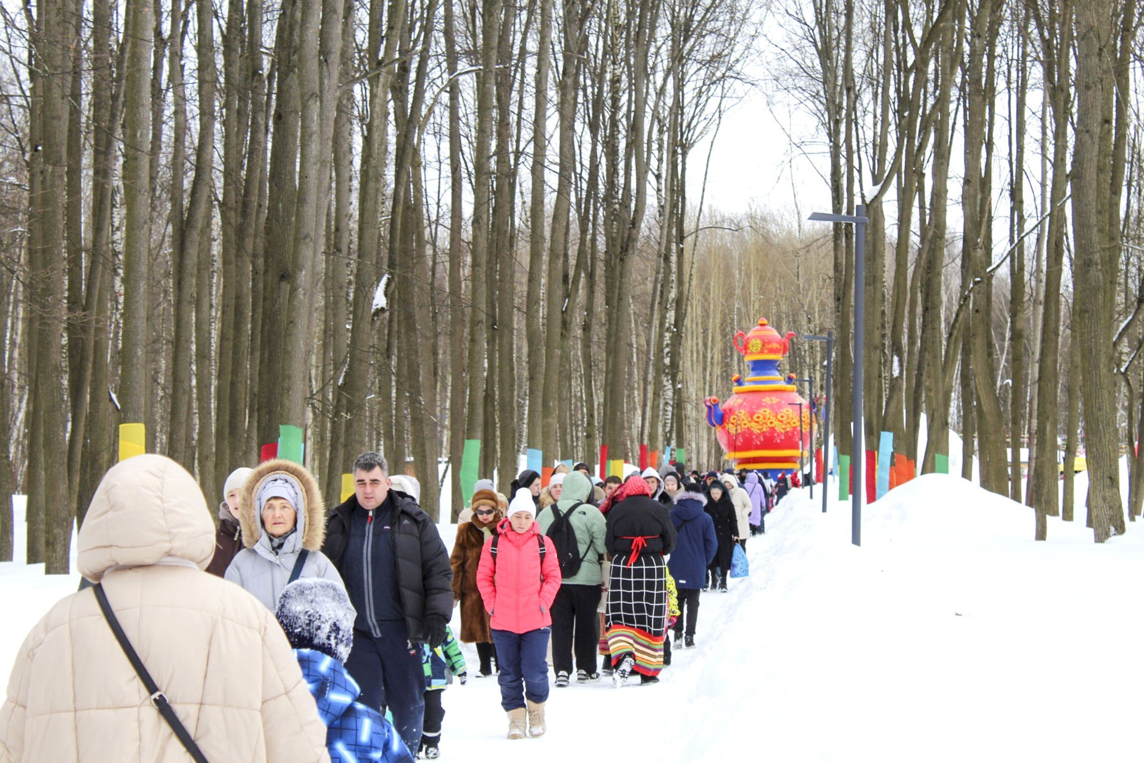 Ярко и весело отметили Масленицу в Электростали