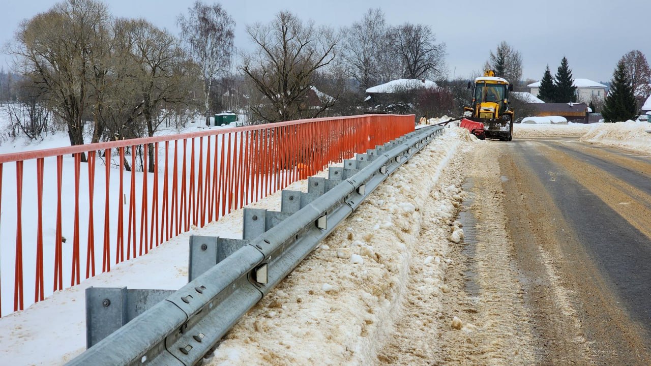В Дмитровском округе завершается реконструкция моста в деревне Усть-Пристань
