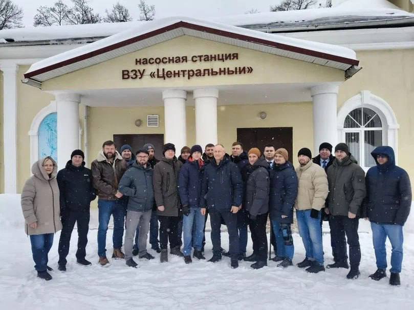 Ветераны СВО в рамках программы профессиональной переподготовки посетили Подольский водоканал