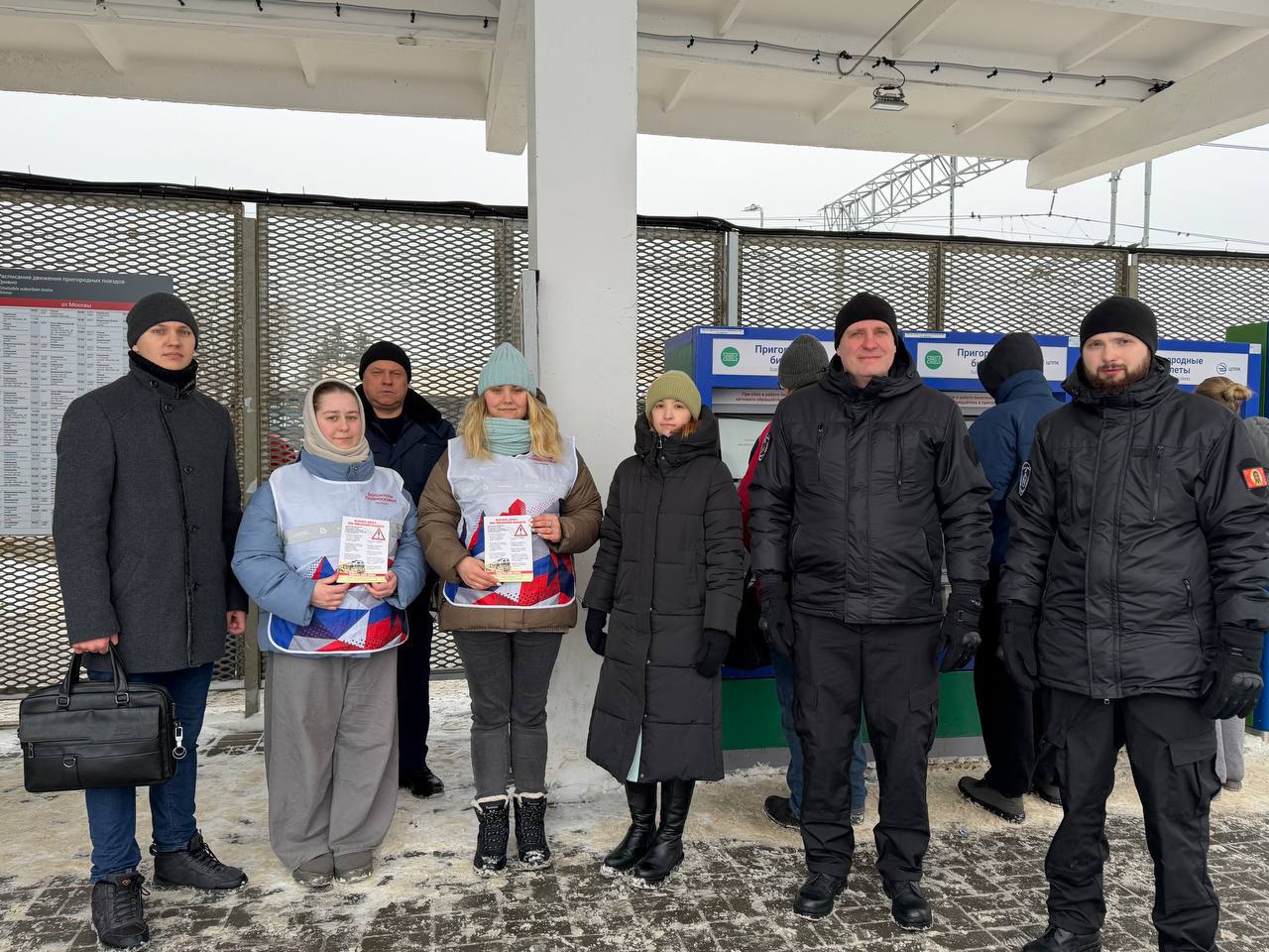 На станции Гривно состоялся профилактический рейд по безопасности на железной дороге