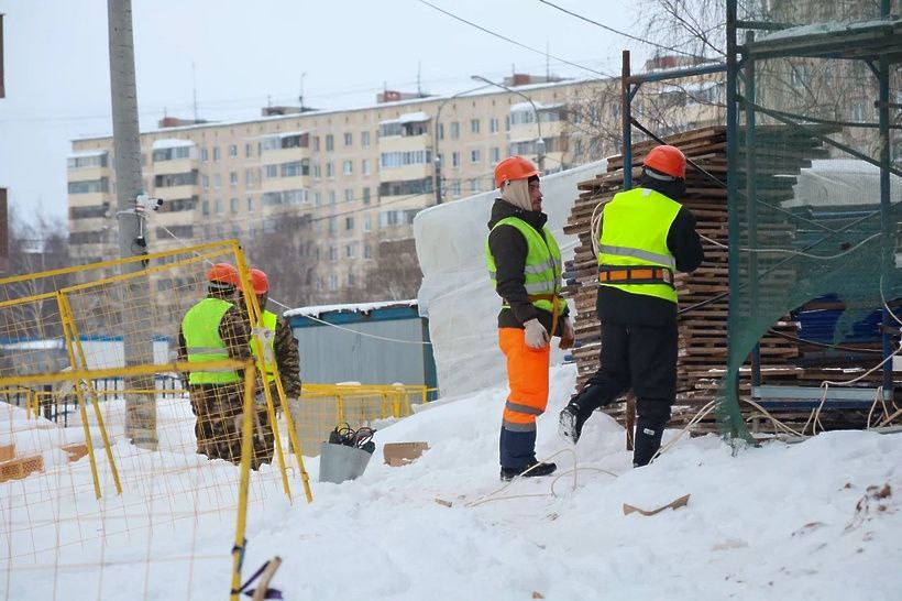 Капремонт дома № 125 на ул. Красной близится к завершению: готовность - 70 % Капремонт дома № 125 на ул. Красной близится к завершению: готовность - 70 %
