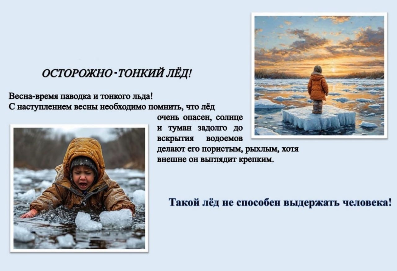Осторожно - тонкий лед. Уважаемые жители и гости Городского округа Коломна! Напоминаем вам о правилах безопасности на водоемах в весенний период