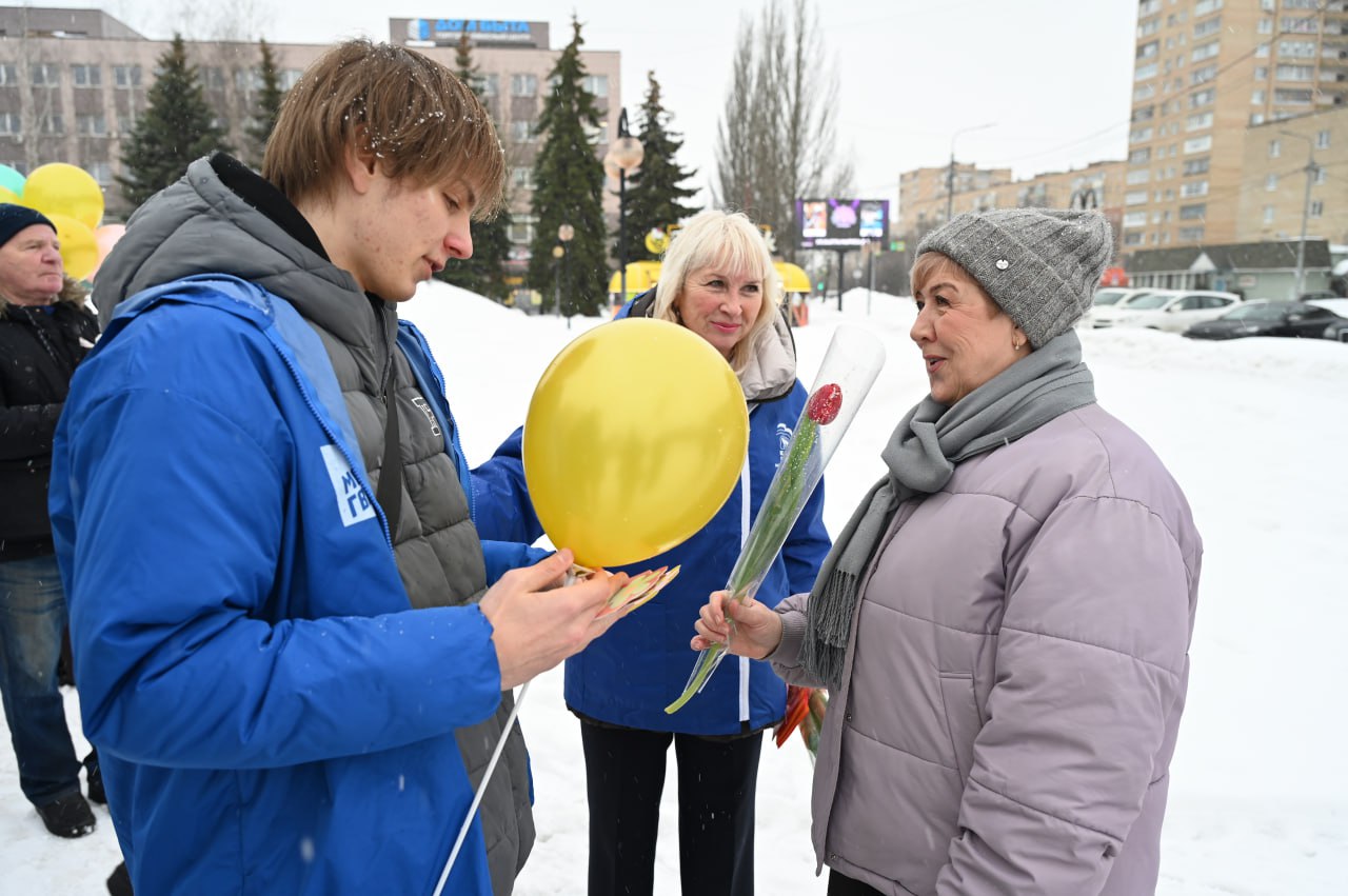 В преддверии 8 Марта в Городском округе провели марафон поздравлений В преддверии 8 Марта в Городском округе провели марафон поздравлений