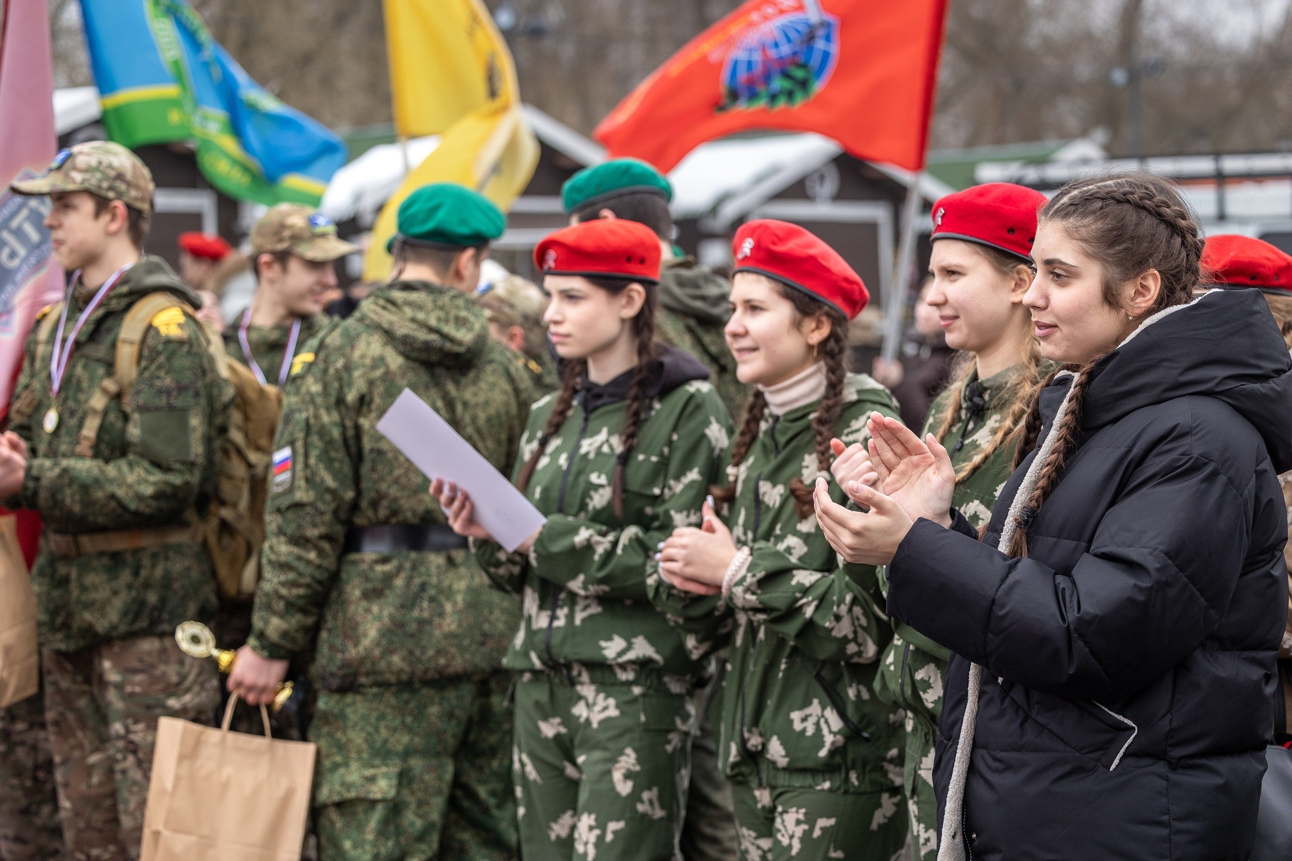 Сразу две военно-патриотические игры «Путь воина» и «Маруся» состоялись сегодня в Городском парке культуры и отдыха м.о. Чехов