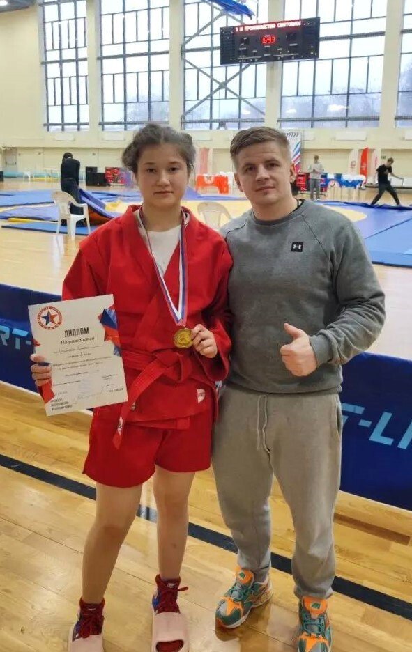 Электростальская спортсменка достойно выступила на Первенстве Центрального федерального округа по самбо среди юношей и девушек 14-16 лет
