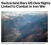 Швейцария закрыла свое воздушное пространство для военных самолетов США, участвующих в войне с Ираном, сославшись на нейтралитет
