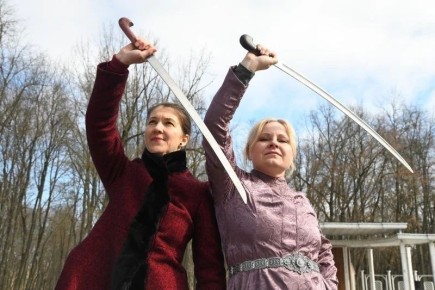 21 марта на территории парка усадьбы Кривякино прошел Открытый региональный чемпионат по рубке шашкой