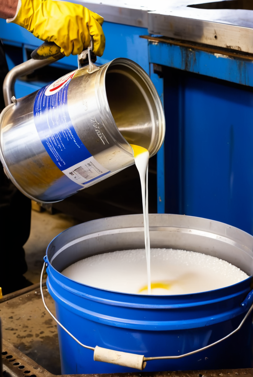 Эффективные щелочные чистящие средства: секреты успешной борьбы с нефтемасляными загрязнениями