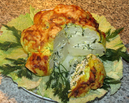 Фаршированная цветная капуста: оригинальное решение для вашего стола