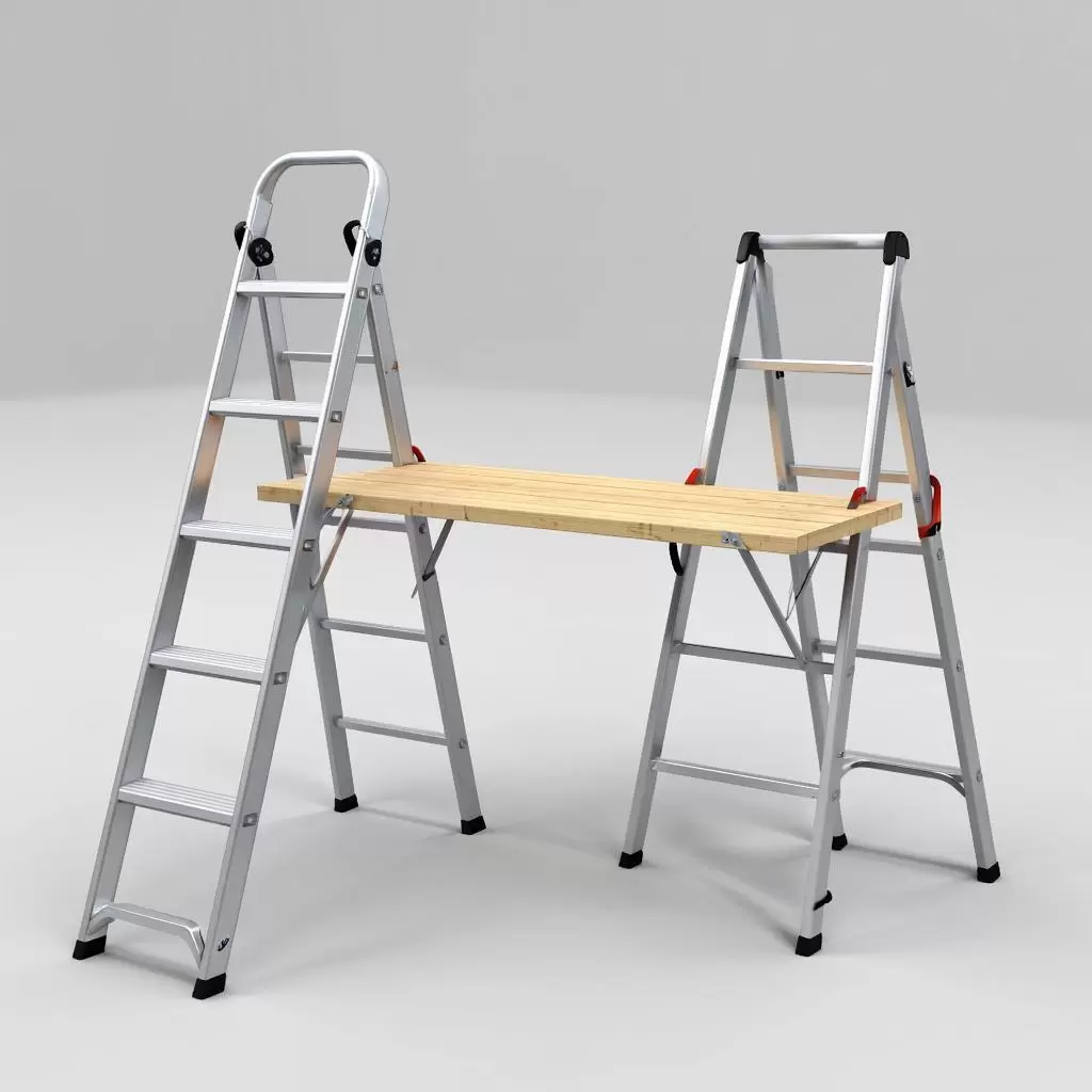 Как создать безопасный мостик между стремянками для удобного ремонта