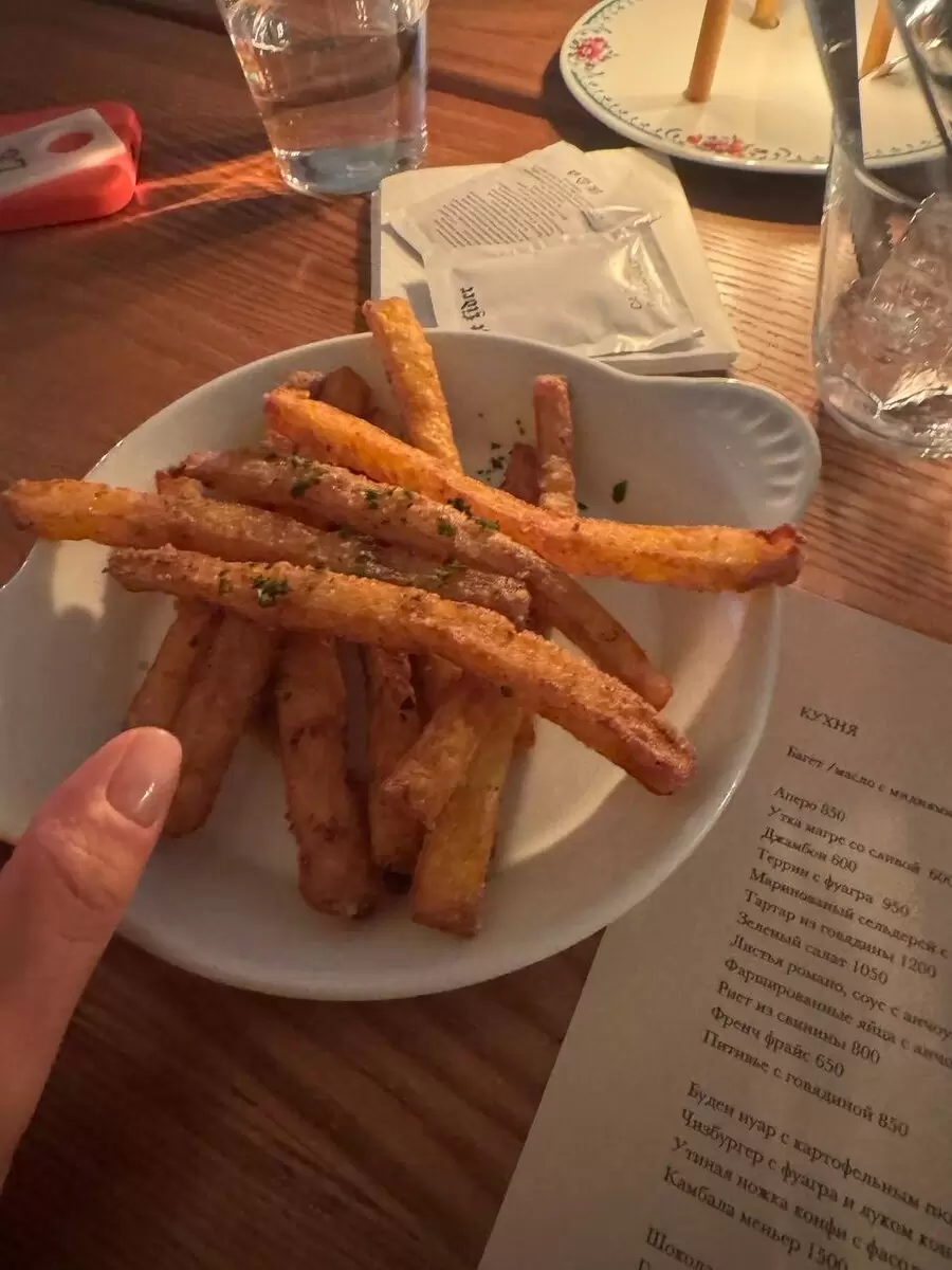 Вкусное искушение: картошка-фри в «Компаньоне» привлекает внимание гастрокритиков