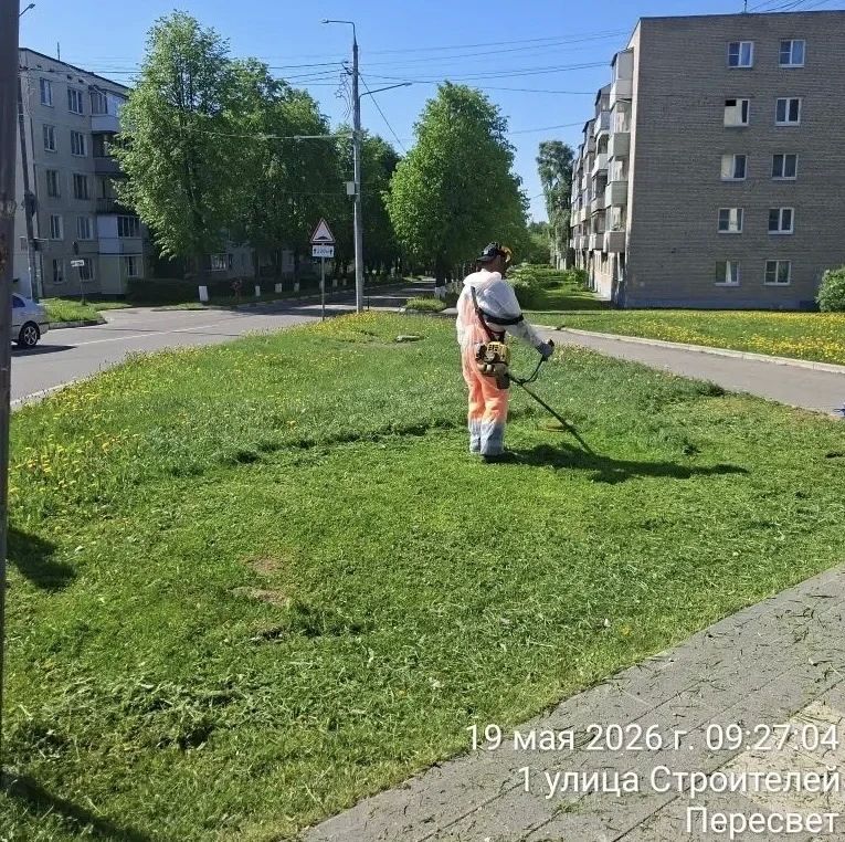 Сотрудники МБУ «Благоустройство СП» продолжают наводить порядок во всех населённых пунктах Сергиево-Посадского округа