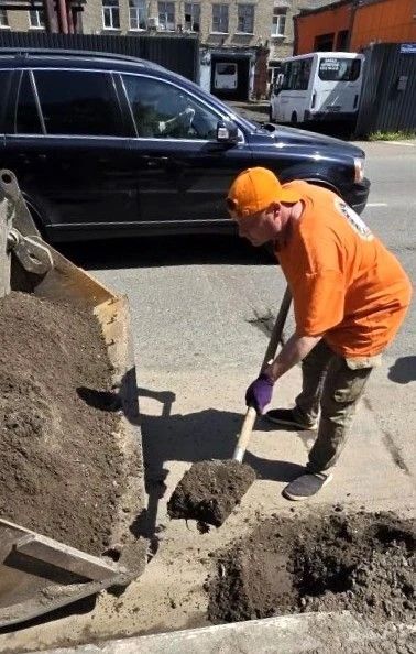 За минувшую неделю рабочие устранили 500 м ям За минувшую неделю рабочие устранили 500 м ям