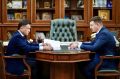 Рабочая встреча с губернатором Московской области Андреем Юрьевичем Воробьевым