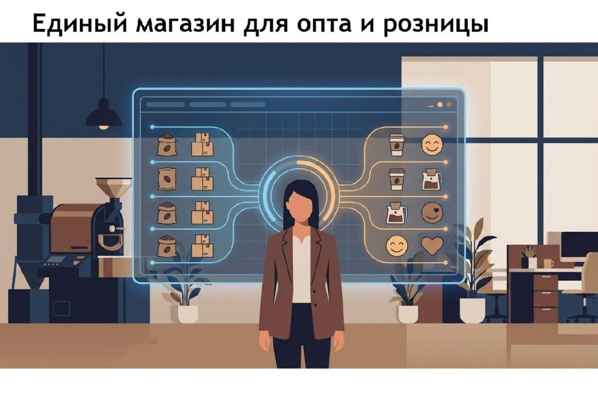 Как бренд спешелти-кофе соединяет оптовые и розничные продажи в одном решении