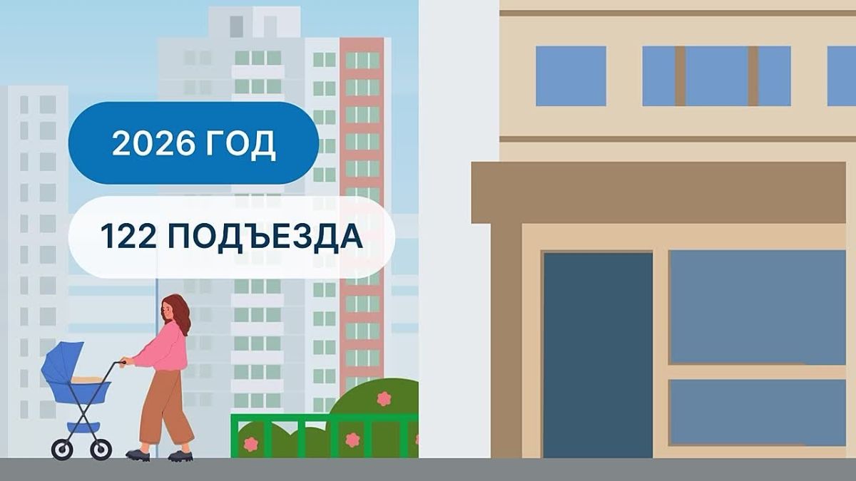 В 2026 году в городском округе Щёлково отремонтируют 122 подъезда