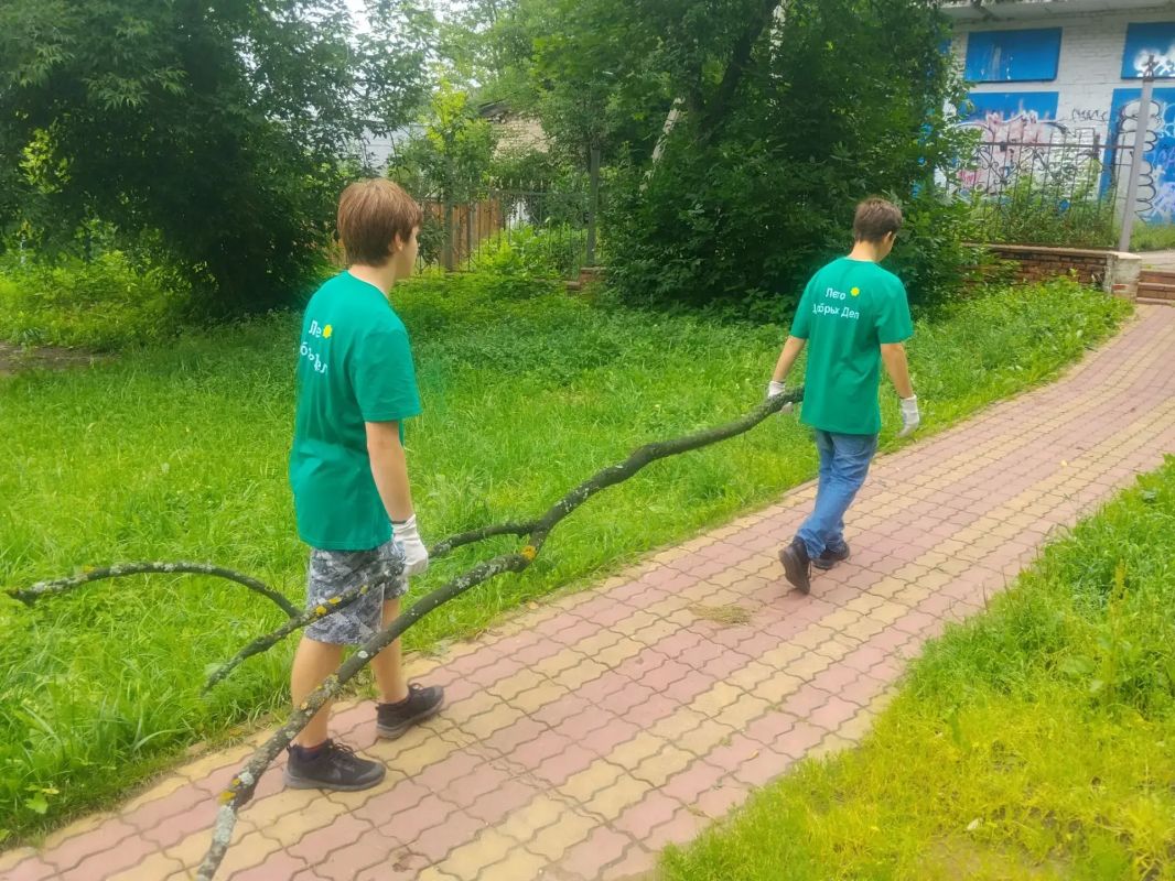 Зелёный десант - дмитровская молодёжь меняет округ к лучшему Зелёный десант - дмитровская молодёжь меняет округ к лучшему