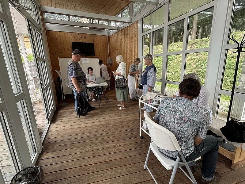 В парке Воскресенска прошла выездная диспансеризация В парке Воскресенска прошла выездная диспансеризация